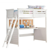 Load image into Gallery viewer, Lily Twin Loft Bed with Desk