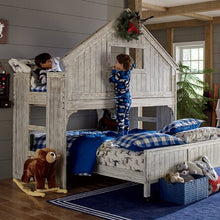 Load image into Gallery viewer, Riley Twin Over Full Tall Tree House Loft Bed