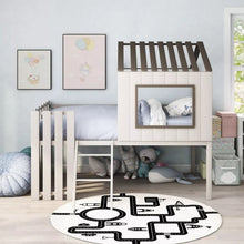 Load image into Gallery viewer, Gardengem House Design Twin Loft Bed